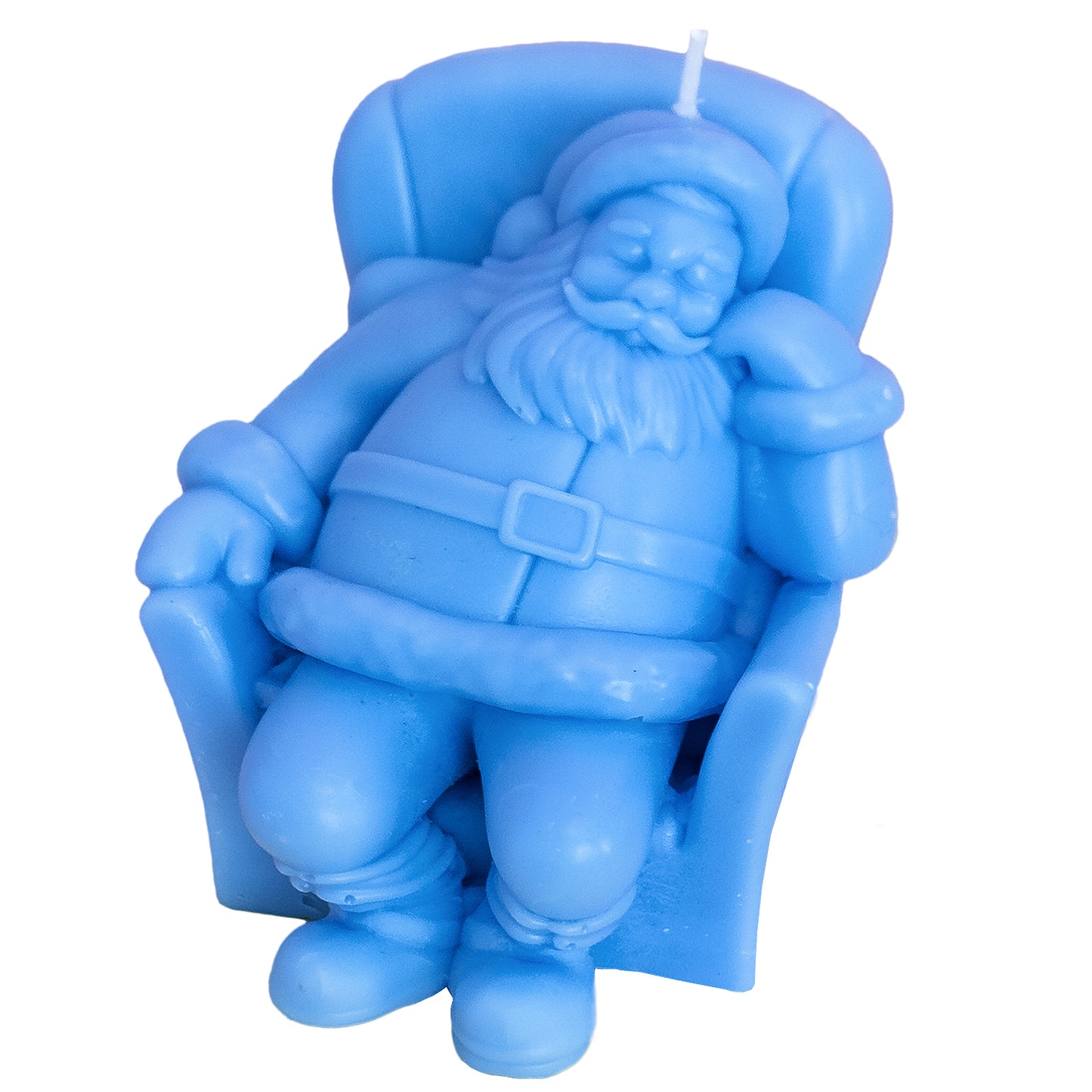 Sleeping Santa Candle