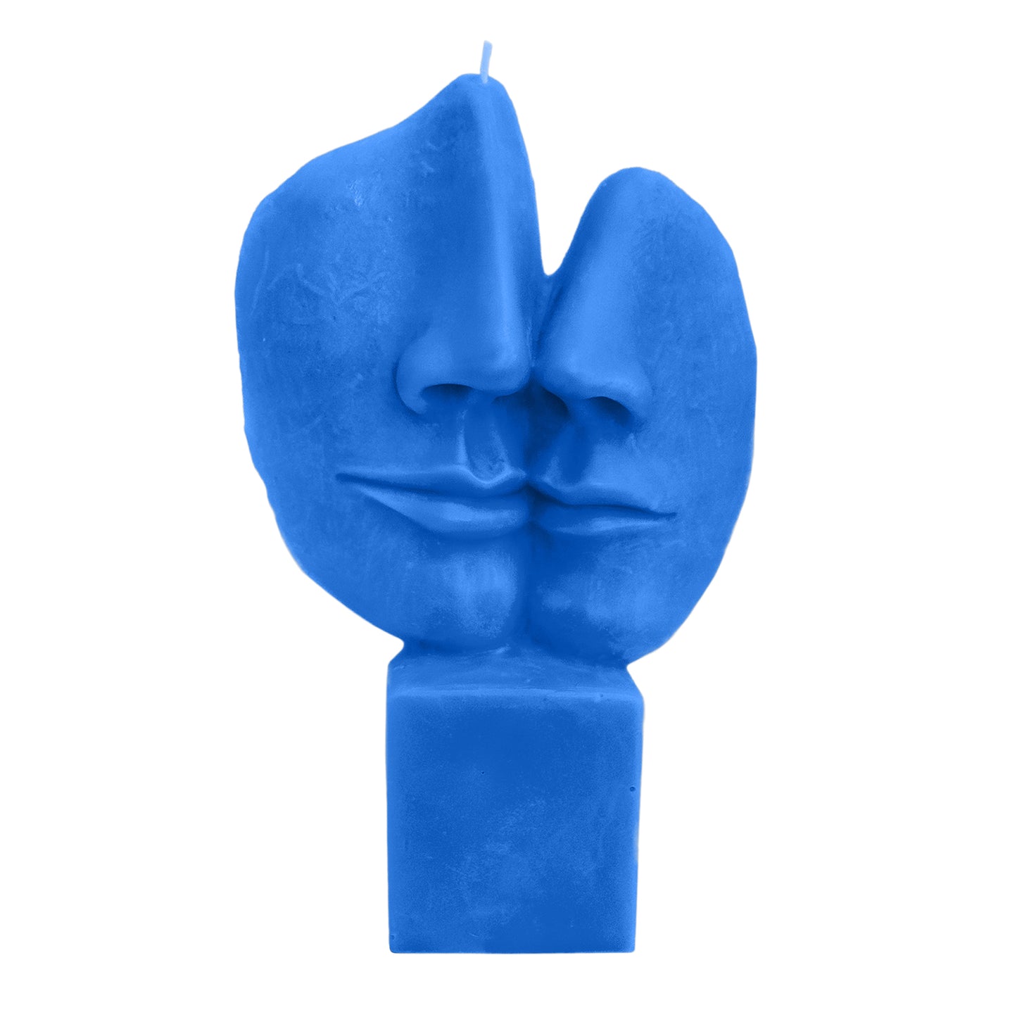 Connected Abstract Faces Candle