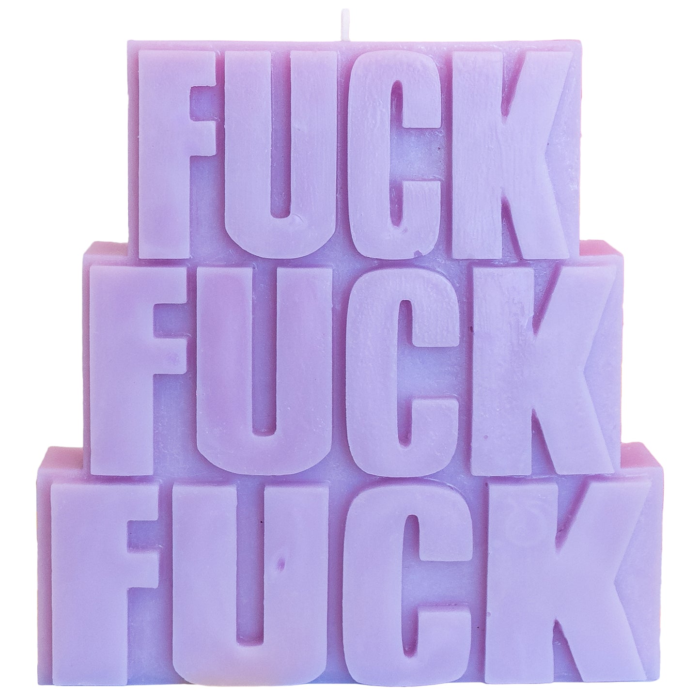 FUCK x3 Candle