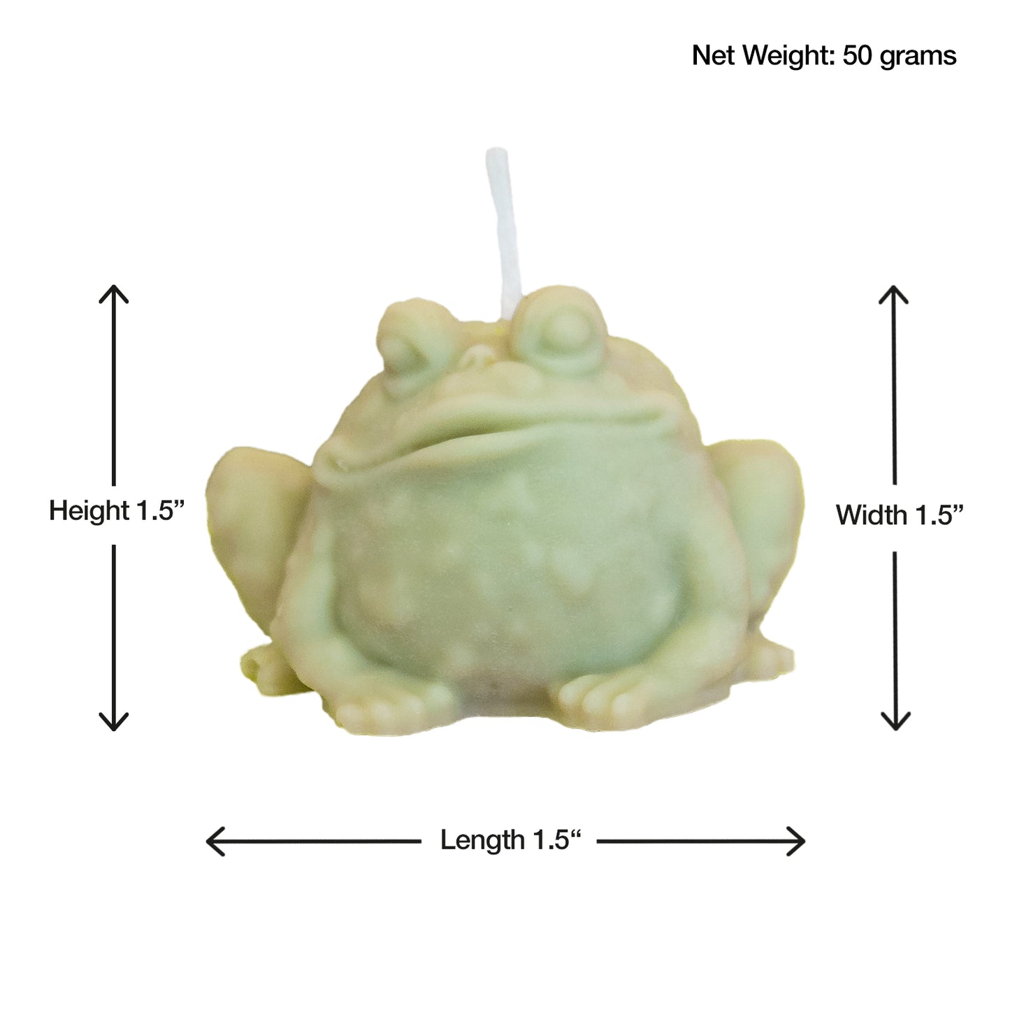 Good Luck Toad Candle