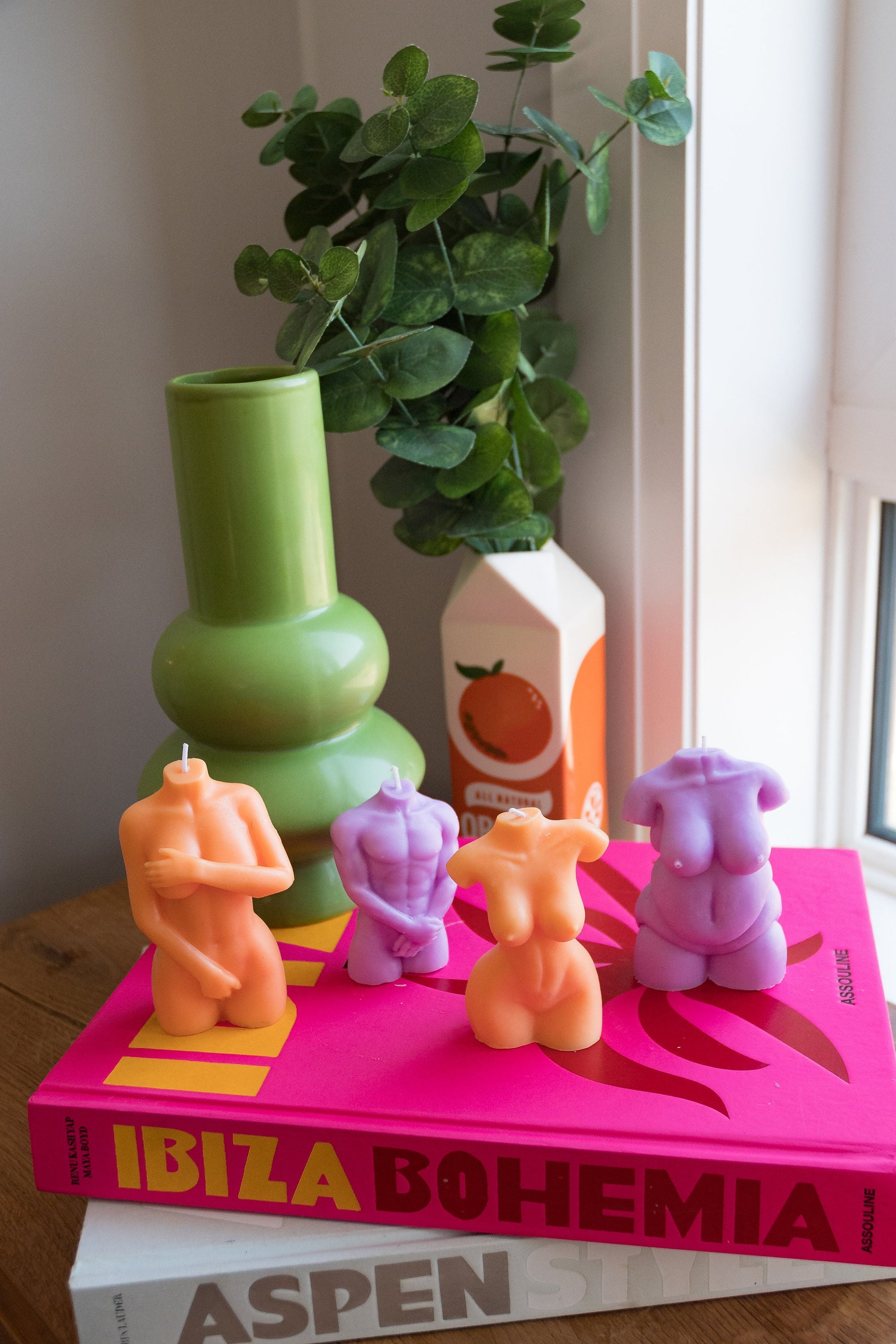Female Body Covering Candle