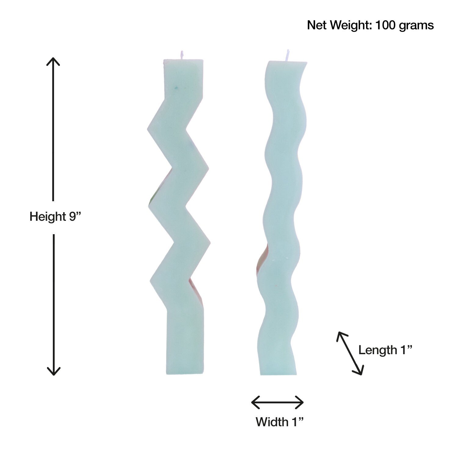 Zig Zag Pillar Candle/Wave Pillar Candle