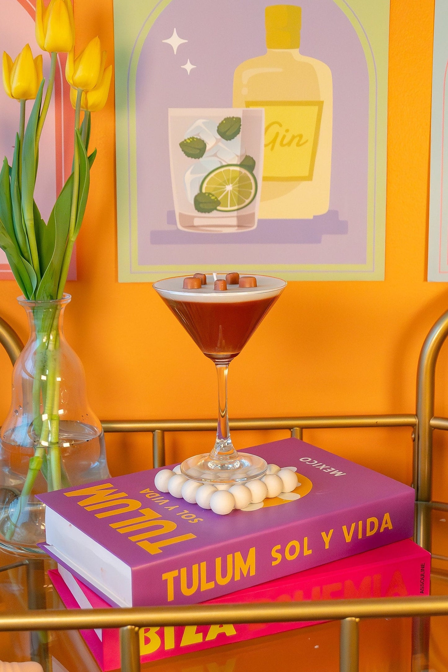 Espresso Martini Candle Realistic