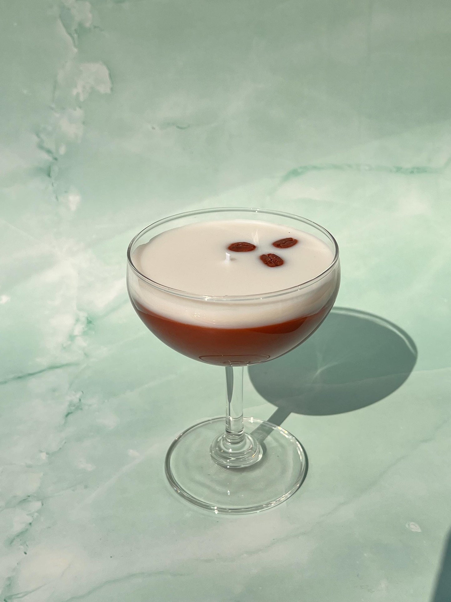Espresso Martini Candle - Coupe Glass Realistic