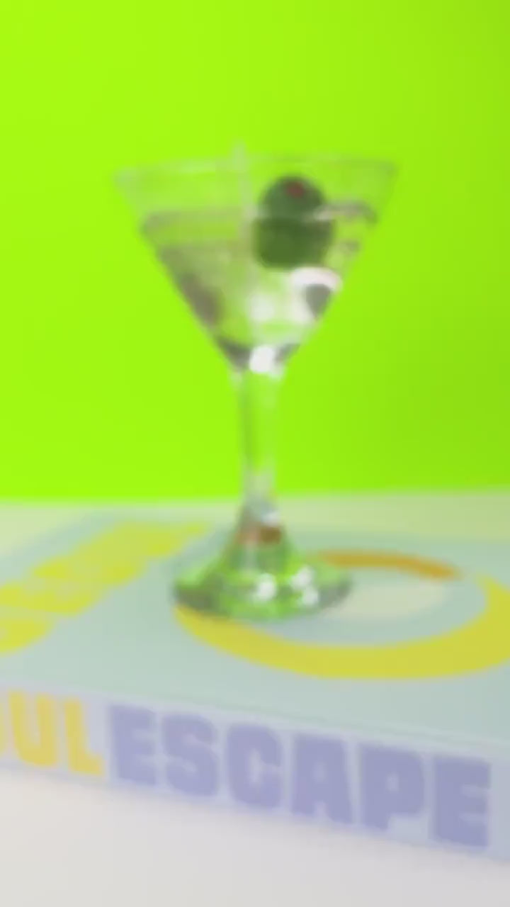 Martini Candle / Gel Wax Martini Candle / Olive Martini Lovers / Extra Dirty Martini Lovers / Cocktail Candles