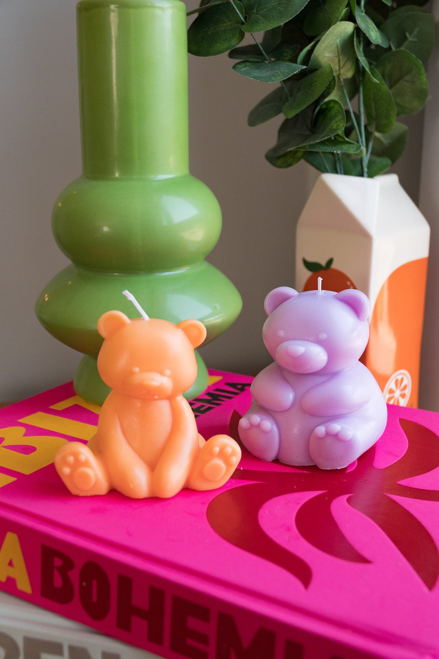 Bear Candle / Teddy Bear / Cute Candle / Custom Soy Wax Candle / Adorable Candle / Custom Made Candles / Cute Home Decor Candles