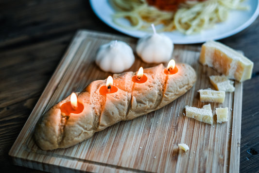 Baguette candle / Load Candle / Bread Candle / Bread Loves / Fun Candle / Baguette / Unique Candle / 4 wick Candle