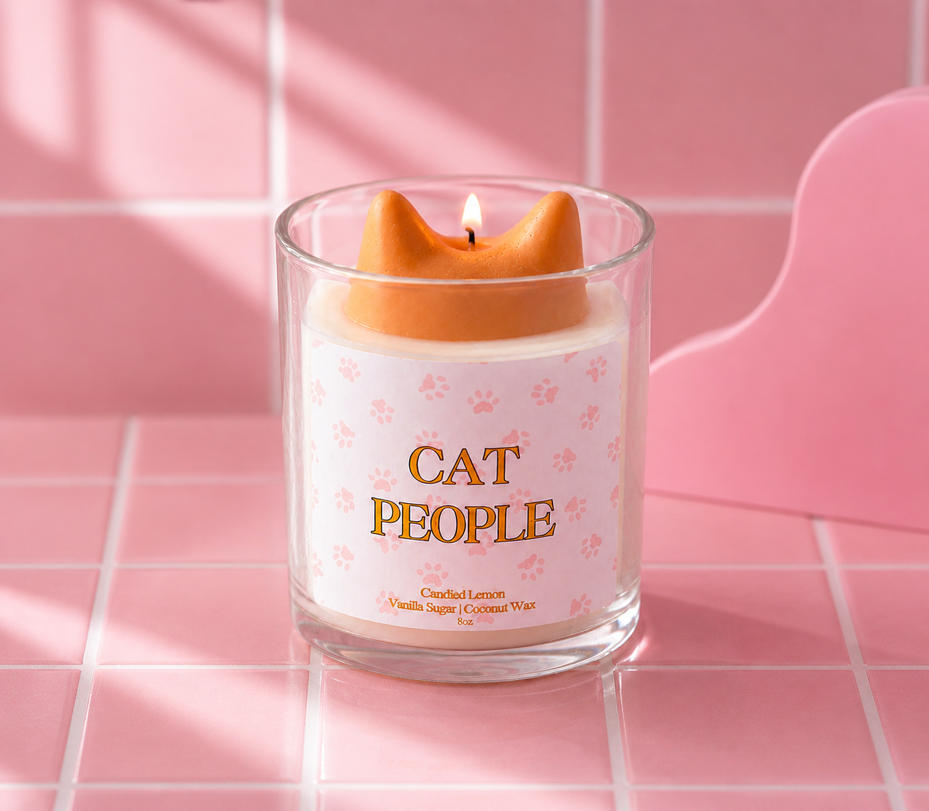 Cat People Candle