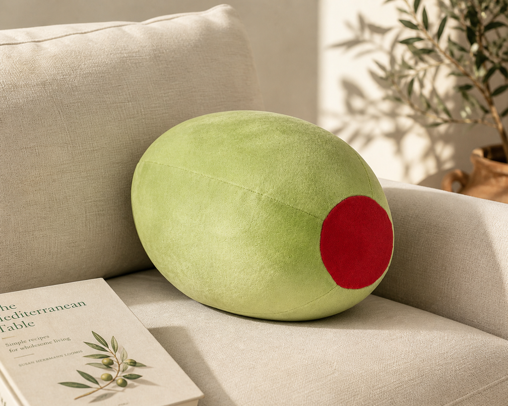 Olive Plush Pillow