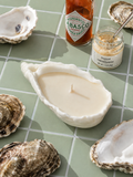 Oyster Shell Candle | Coastal Decor Candle | Hand Poured Coconut Wax | Beach House Gift | Nautical Home Decor | Ocean Lover Gift