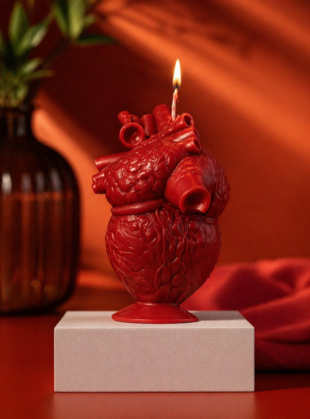 Anatomical Heart Candle