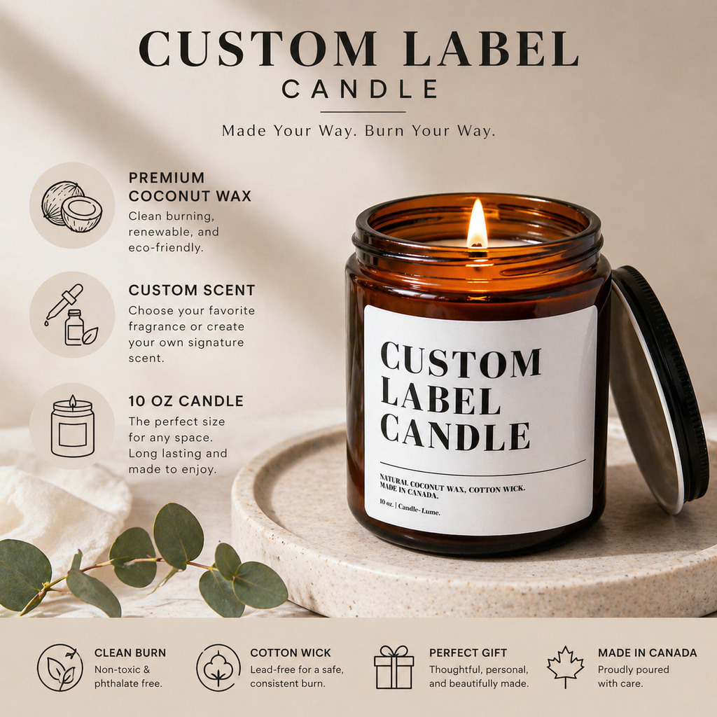 Custom Label Candles