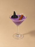 Witch’s Broomstick Martini Candle | Purple Halloween Candle | Pumpkin Caramel Candle | Witch Candle | Spooky Cocktail Candle | Fall Decor