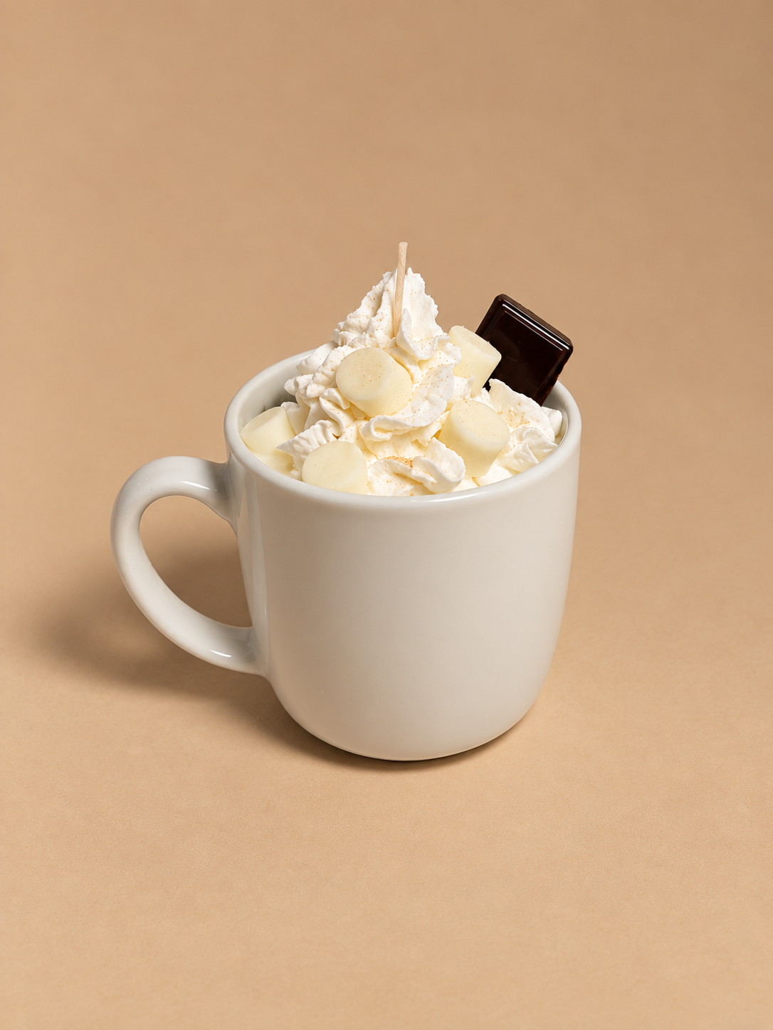 Hot Chocolate Candle | 12 oz Mug Candle | Marshmallow Candle | Hot Cocoa Scented Candle | Food Candle | Cozy Christmas Gift