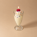 Vanilla Cherry Milkshake Candle | Birthday Cake Scented Candle | Retro Milkshake Candle | Food Candle | Dessert Candle | Unique Gift