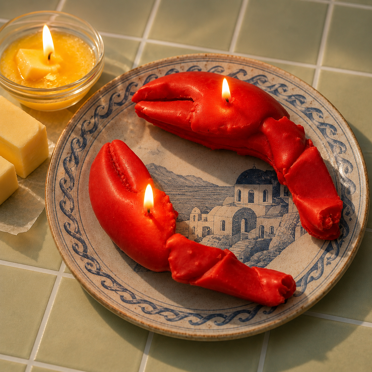 Lobster Claw Candle | Coastal Decor | Nautical Candle | Beach House Gift | Seafood Lover Gift | Ocean Decor | Hand Poured Candle