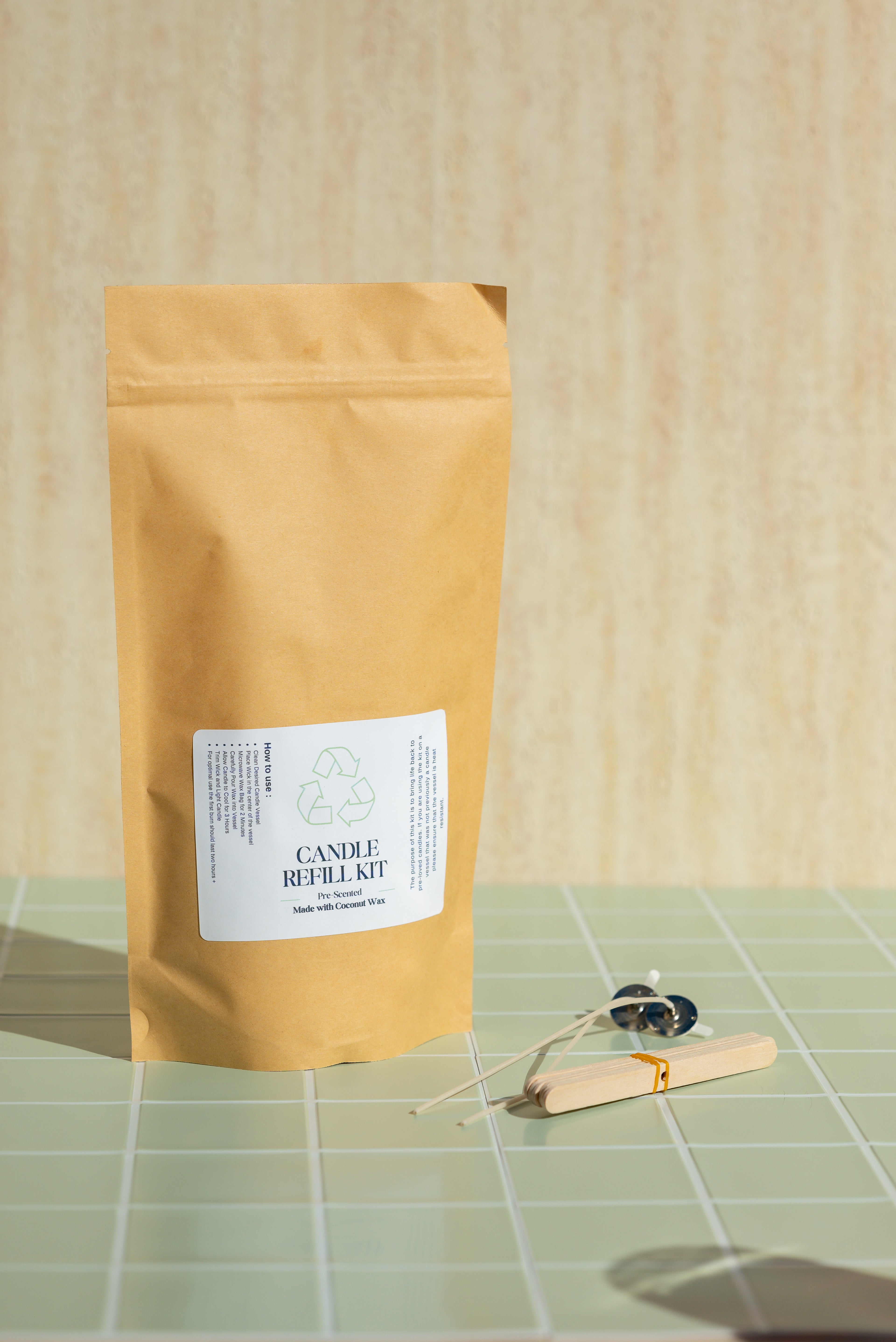 Coconut Wax Candle Refill Kit