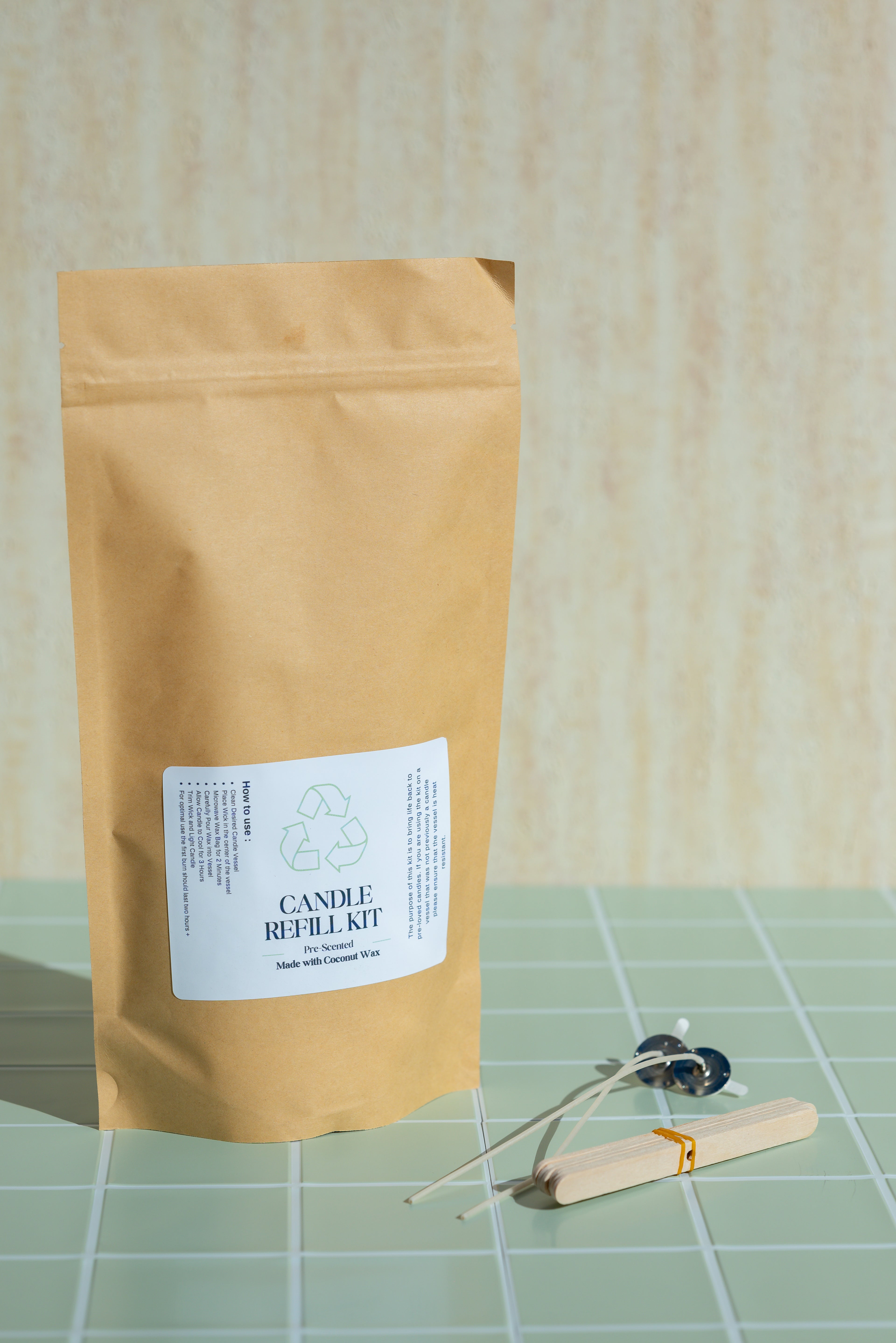 Coconut Wax Candle Refill Kit