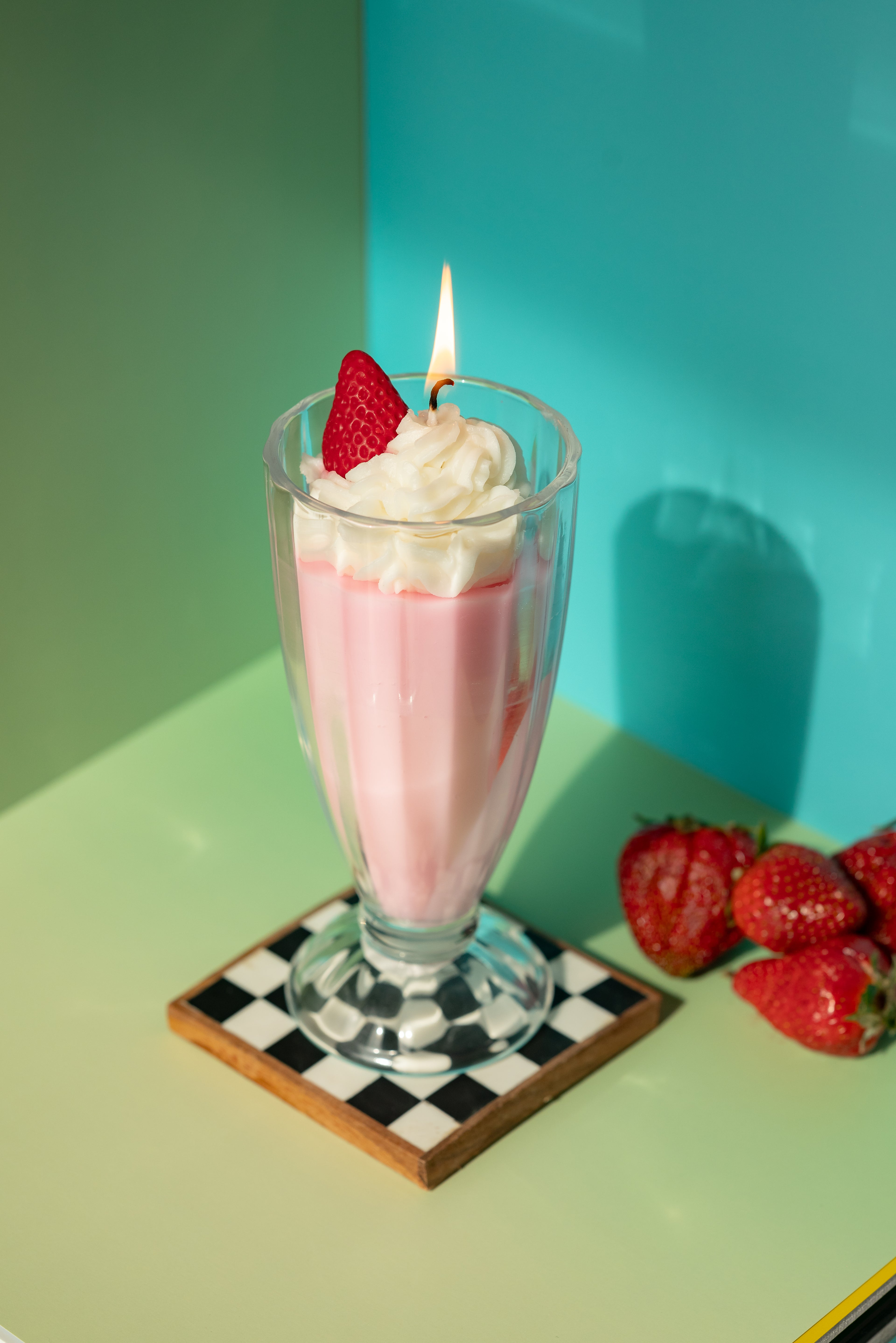 Strawberry Milkshake Candle