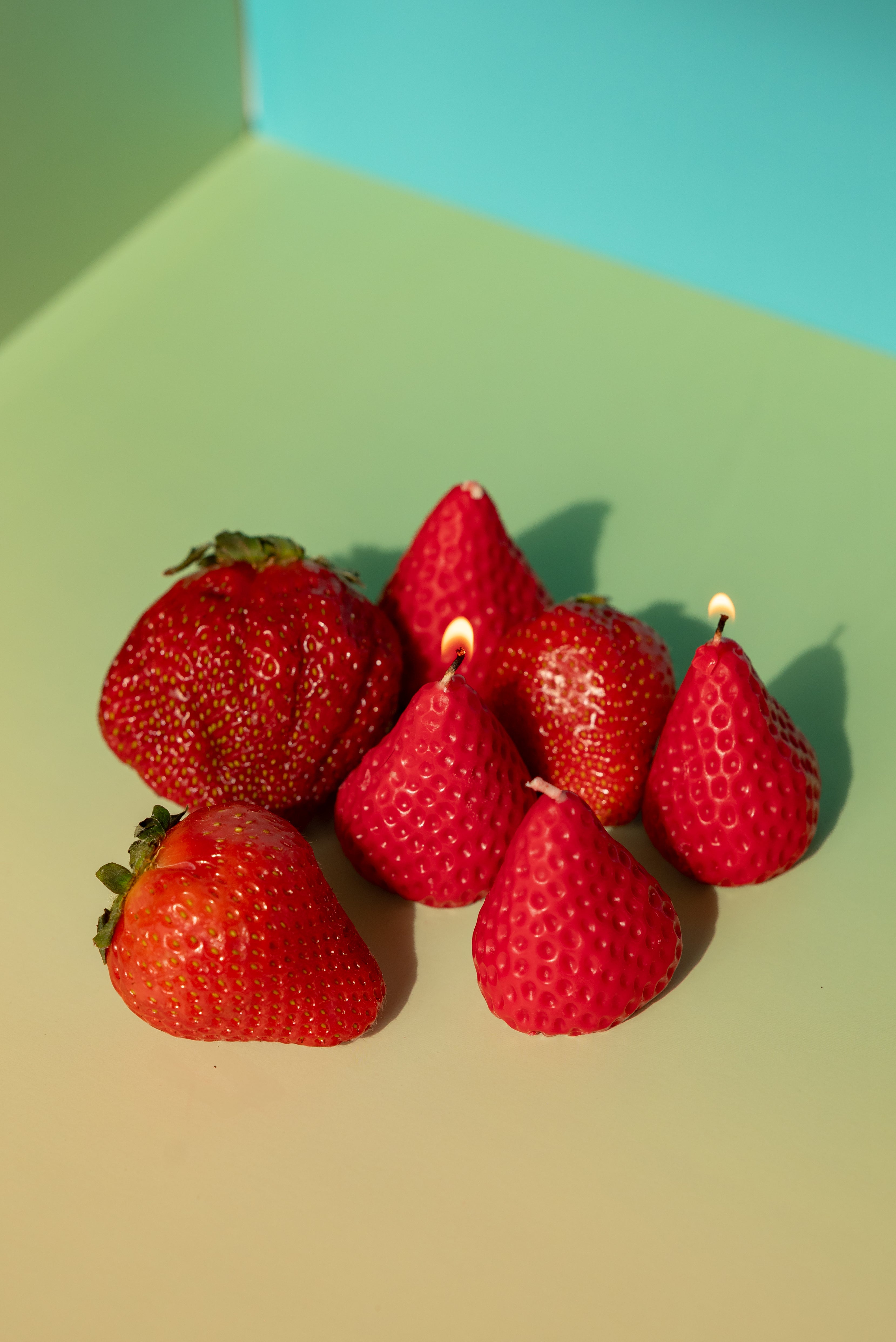 Strawberry Candles