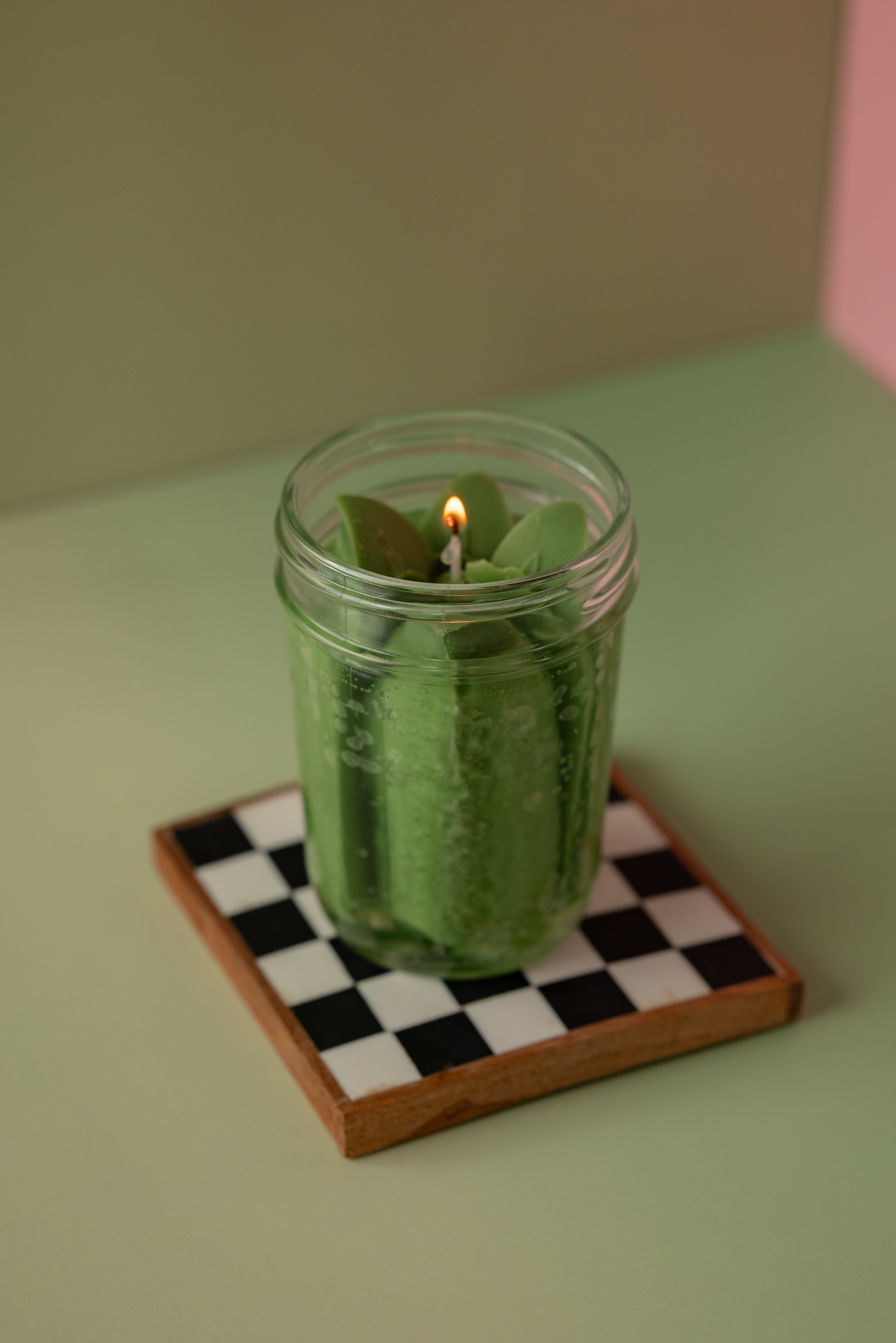 Jar Pickle Candle