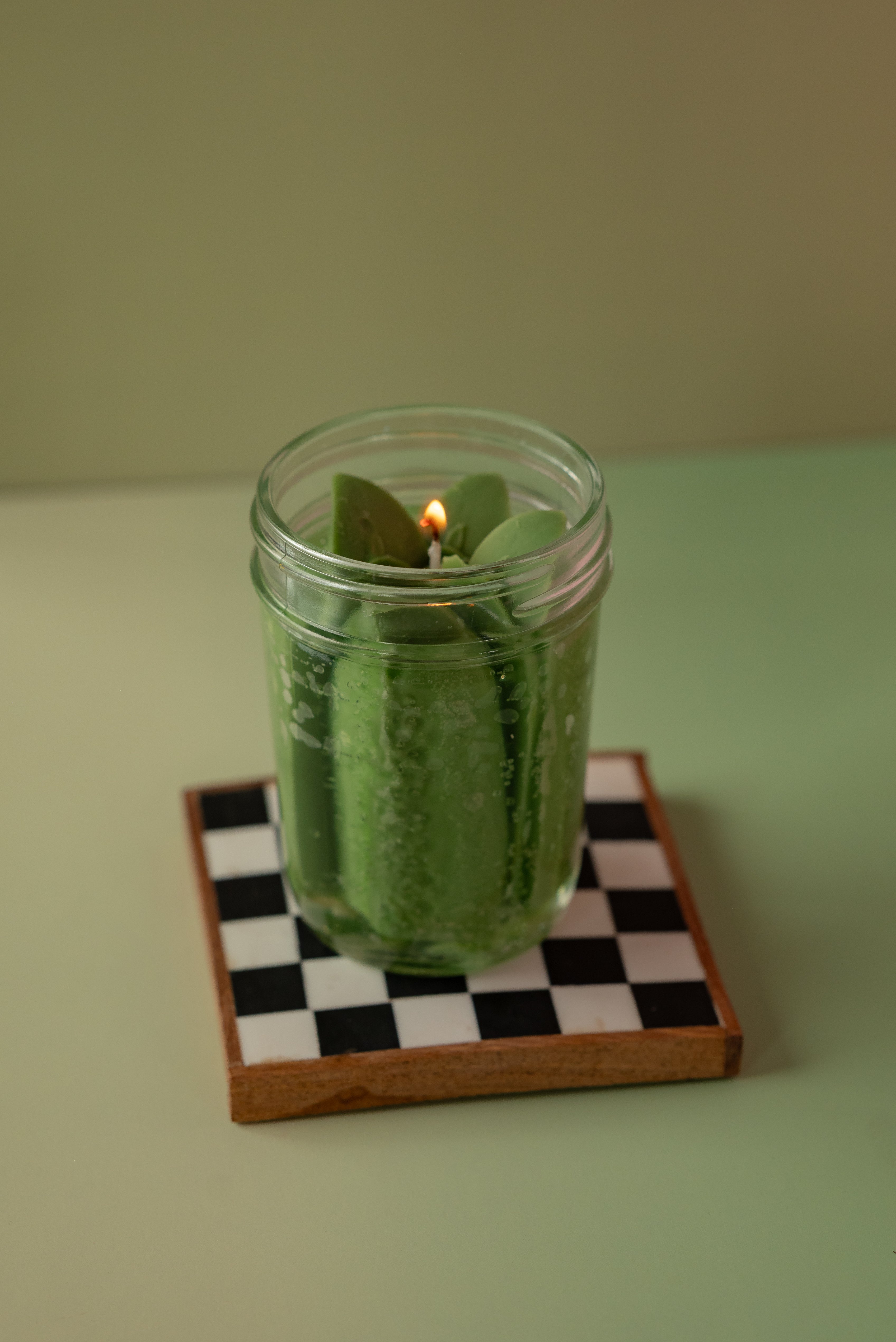Jar Pickle Candle