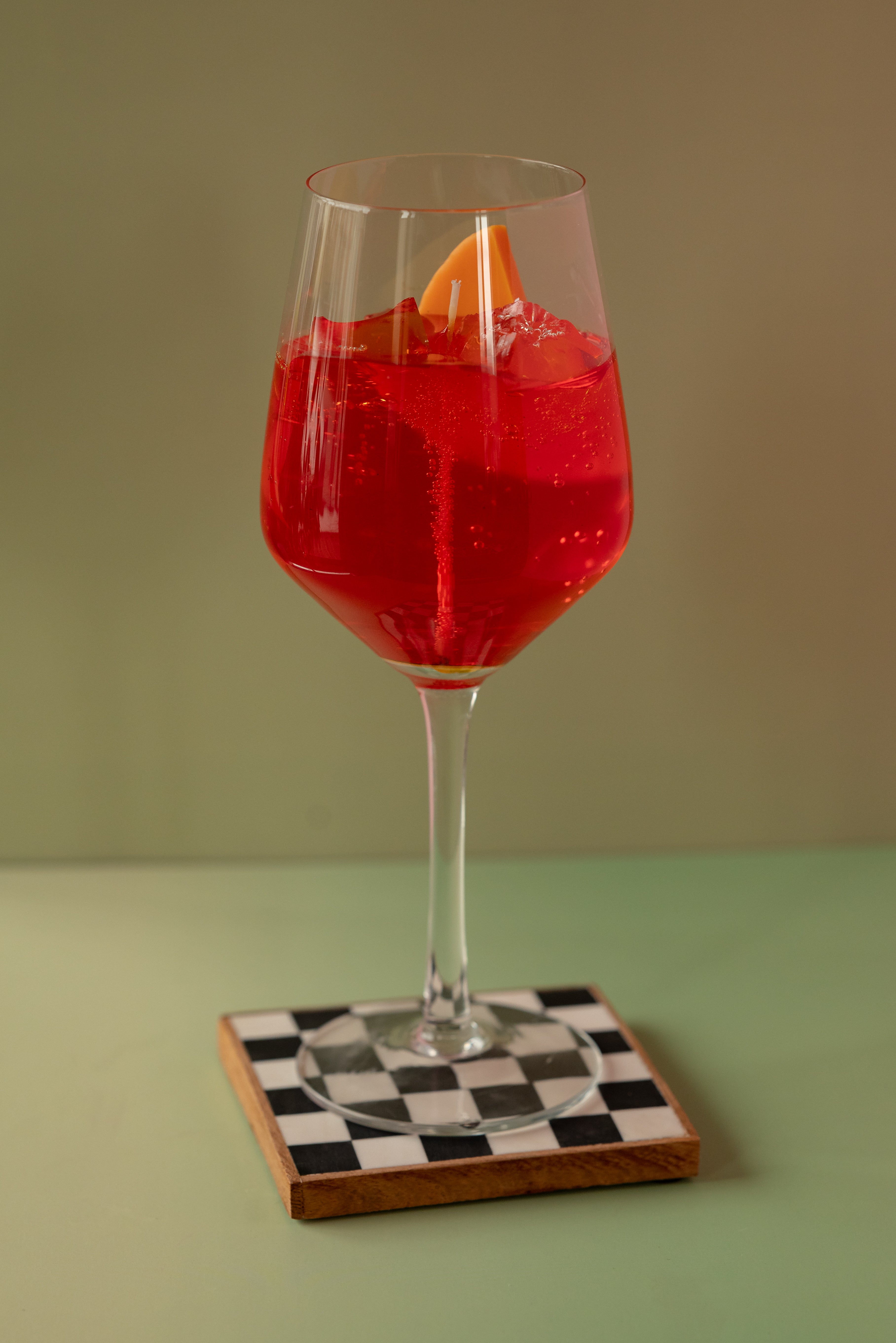 Aperol Spritz Candle