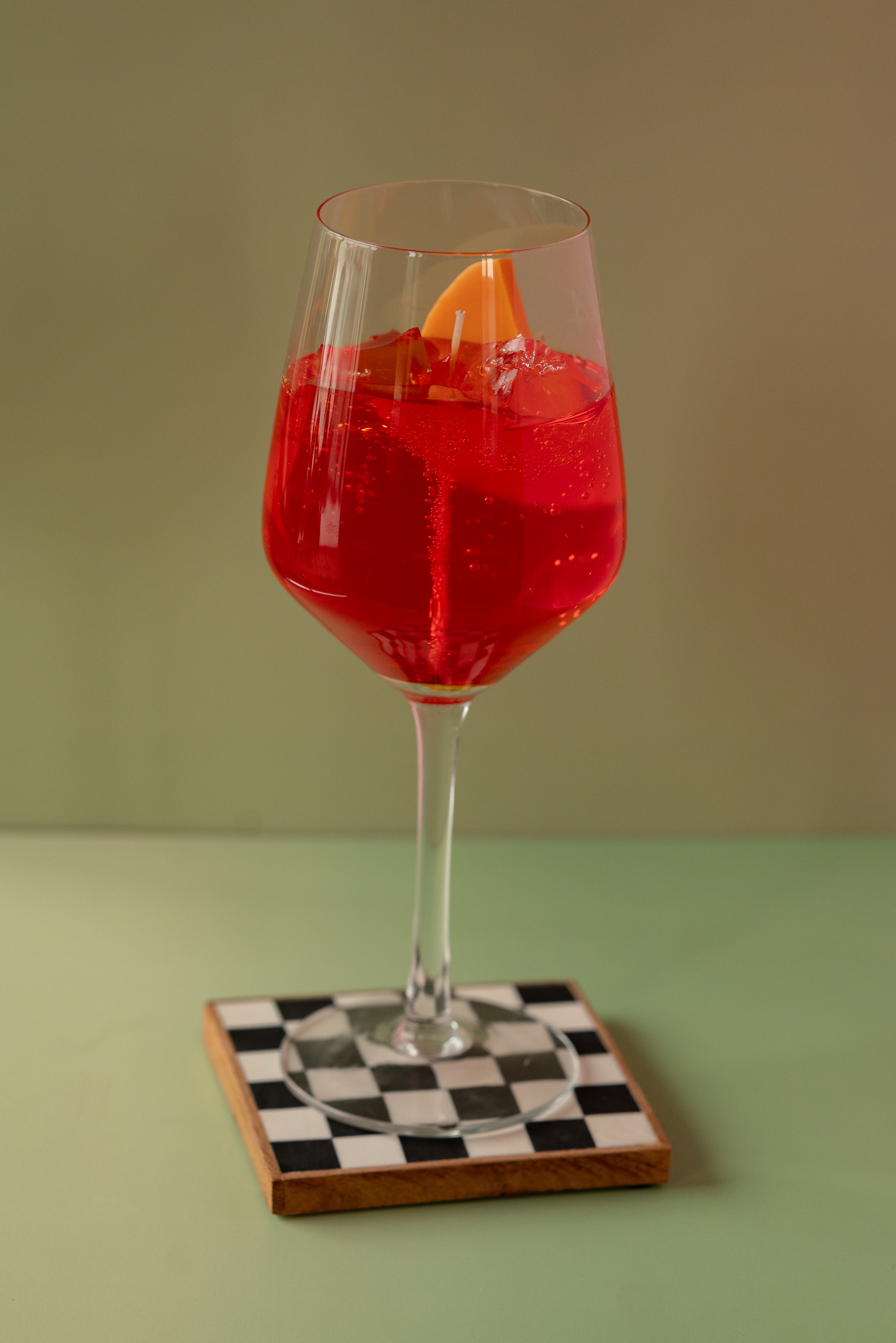 Aperol Spritz Candle