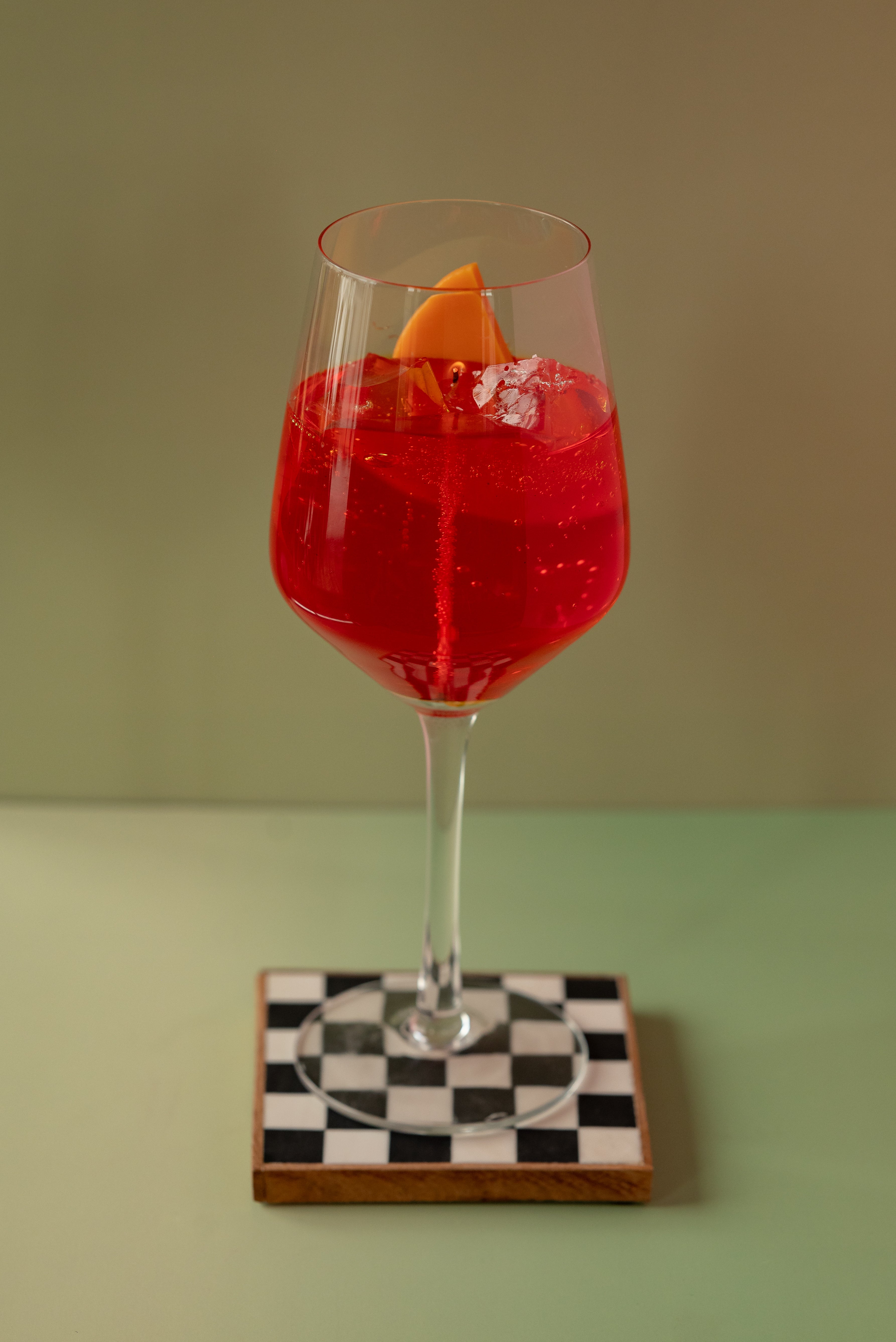 Aperol Spritz Candle