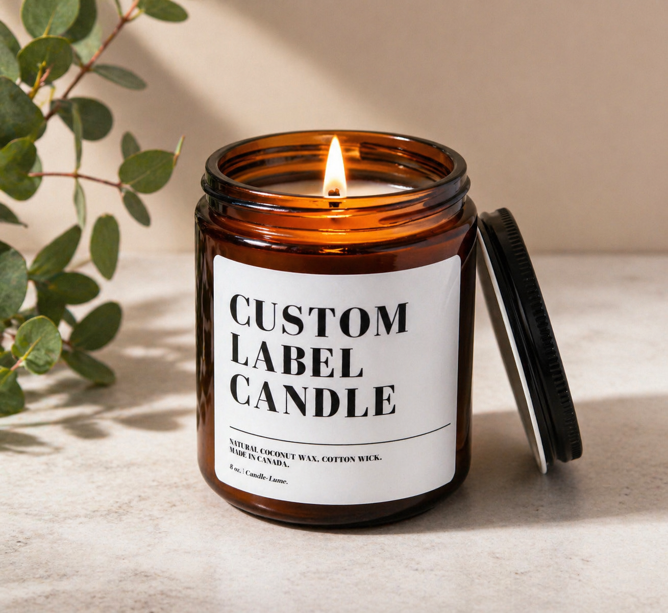 Custom Label Candles