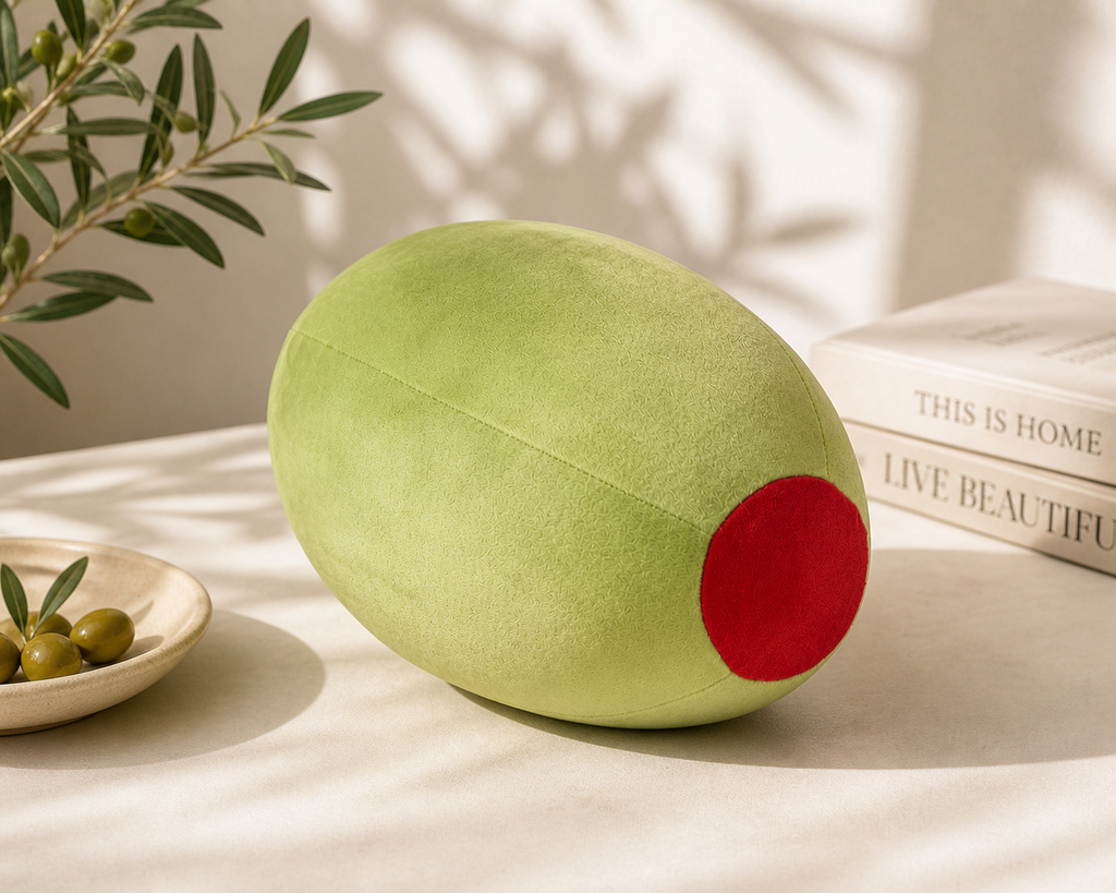 Olive Plush Pillow