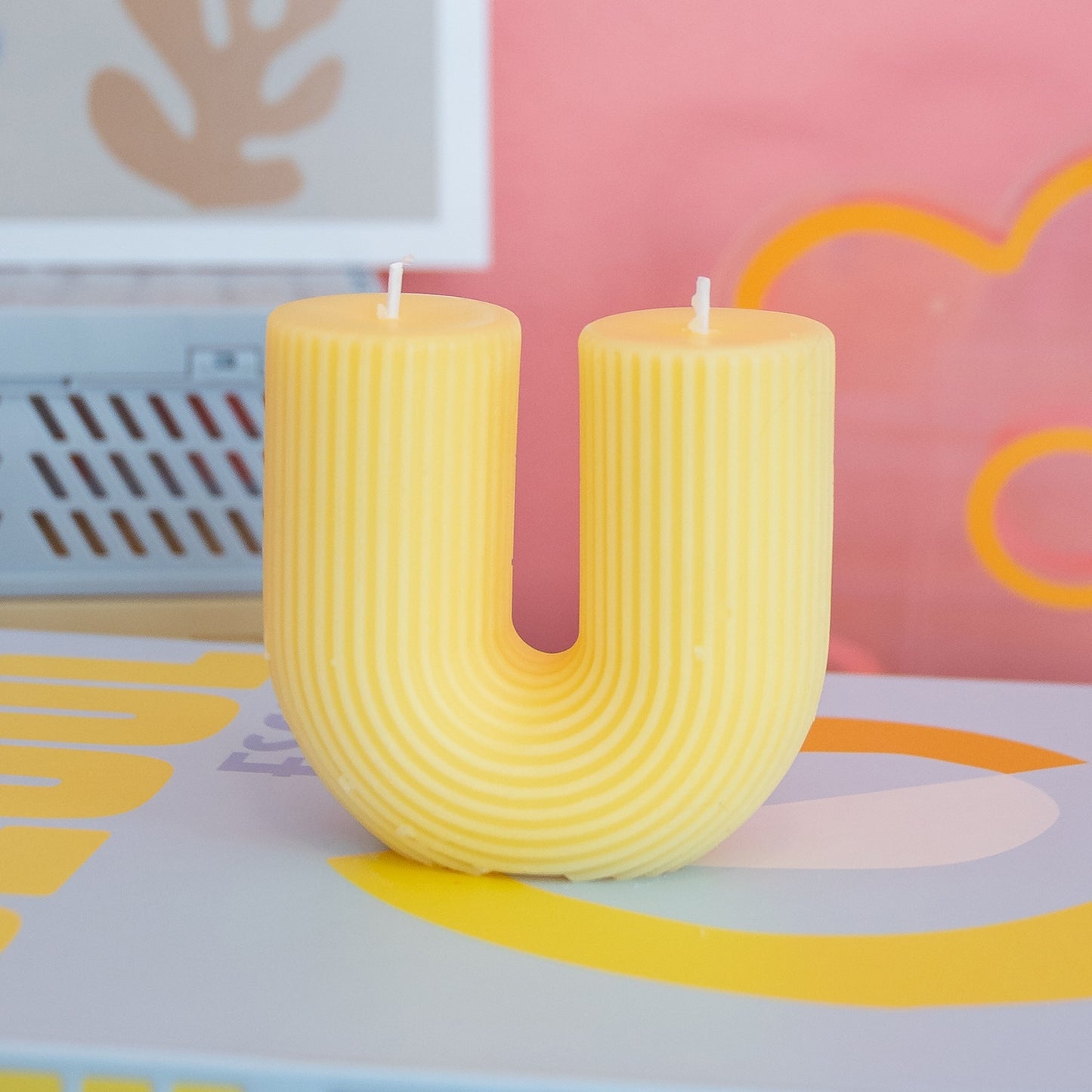 U-Shaped Candle