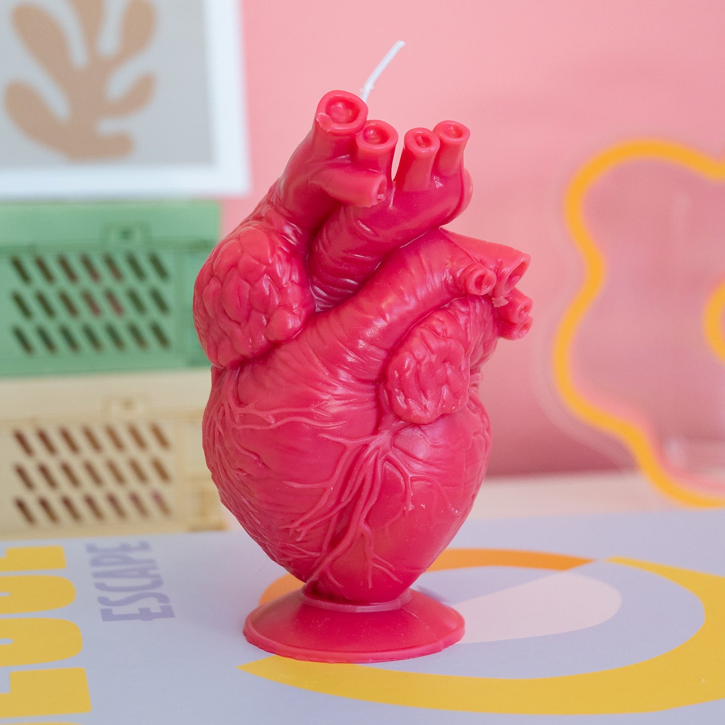 Anatomical Heart Candle