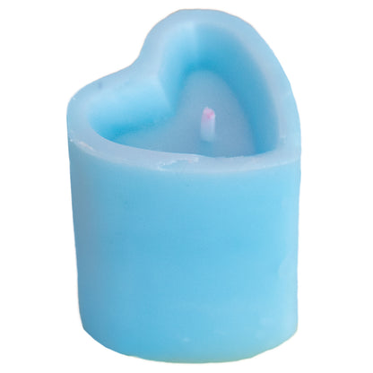 Heart Shaped Pillar Candle