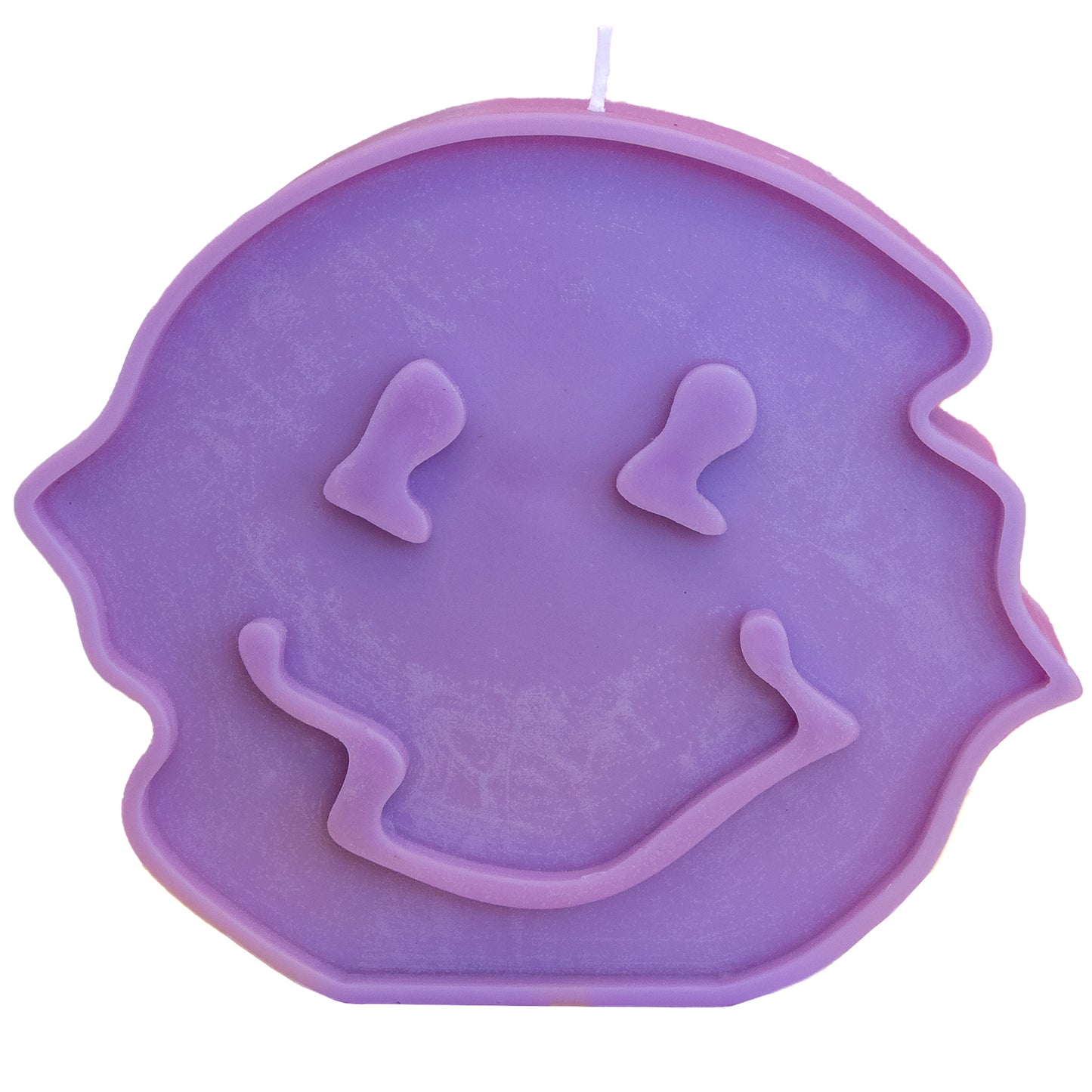 Goofy Smiley Face Candle