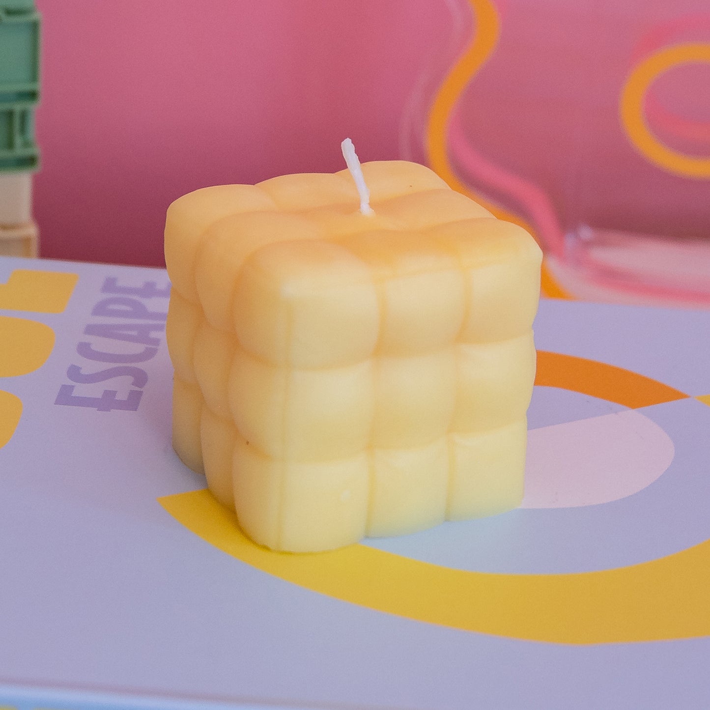 Square Bubble Candle