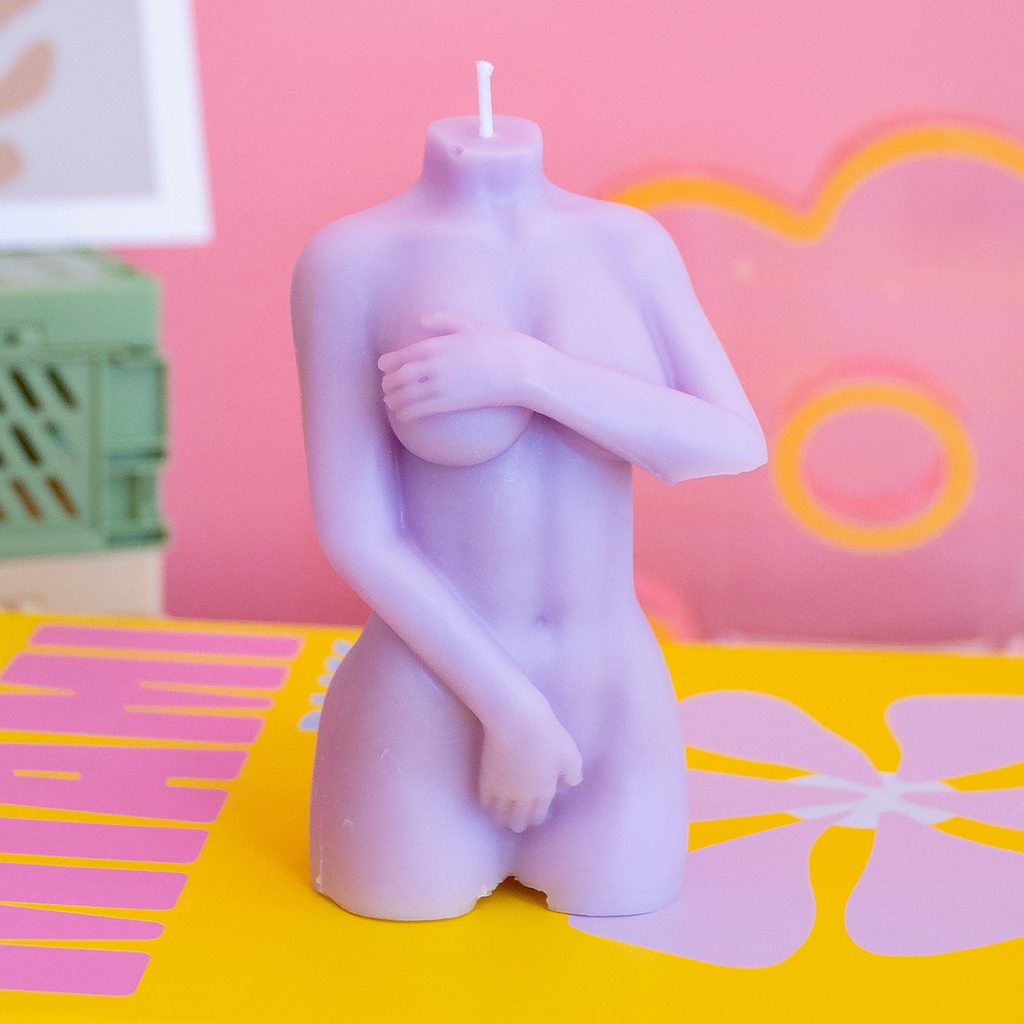 Covering Female Body Candle