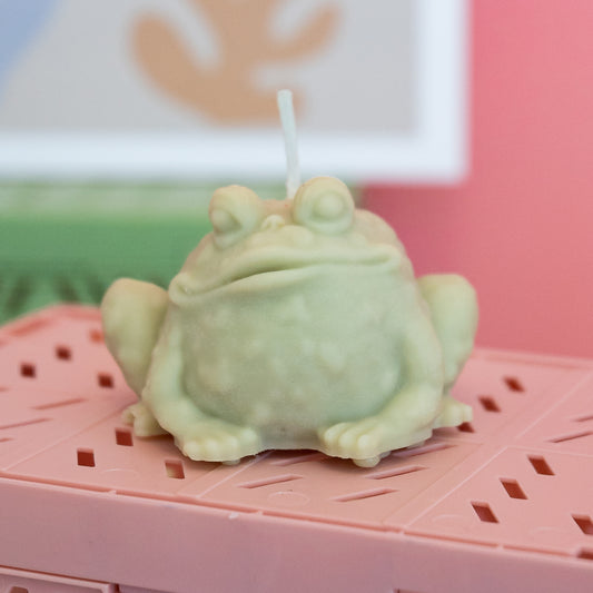 Good Luck Toad Candle