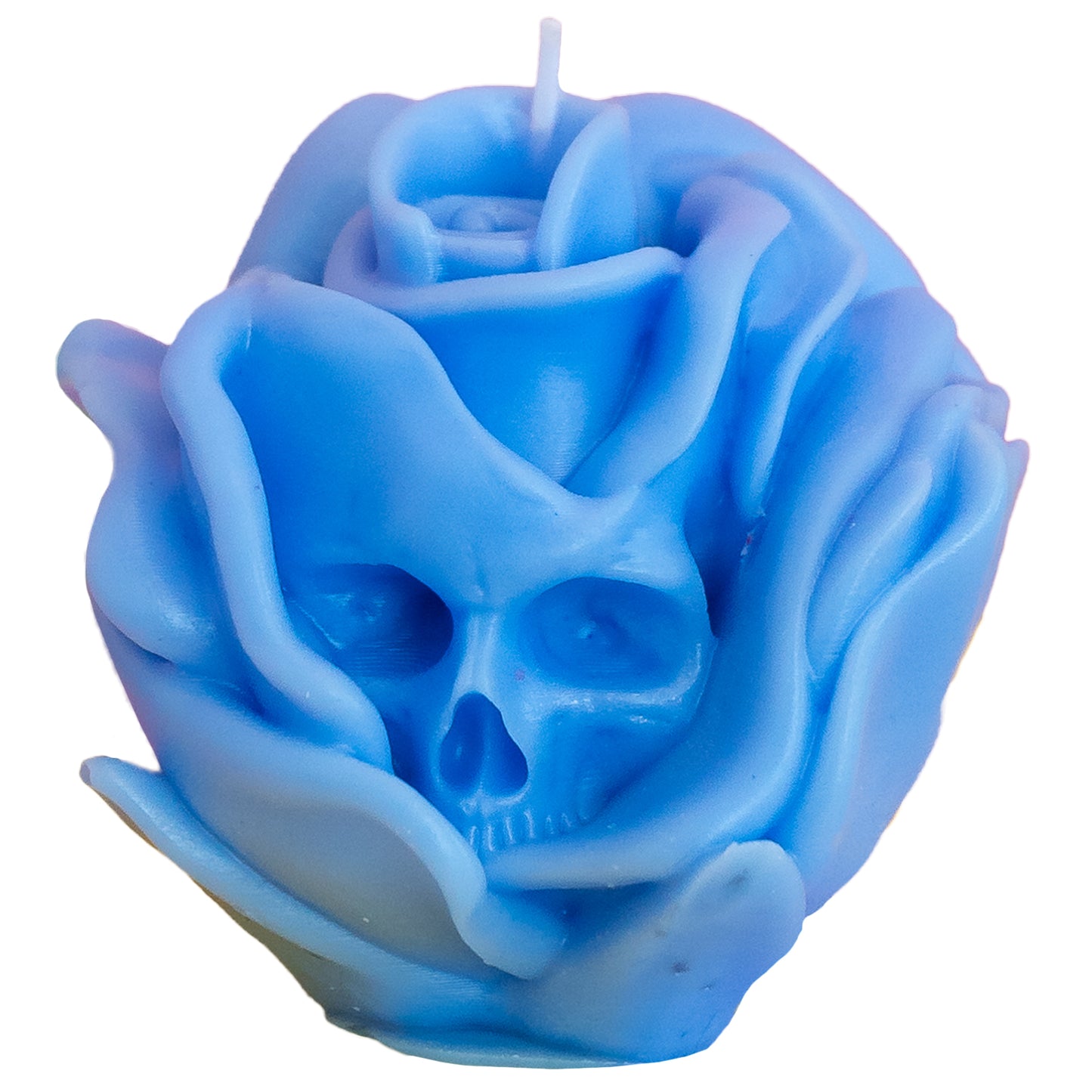 Skull Rose Candle