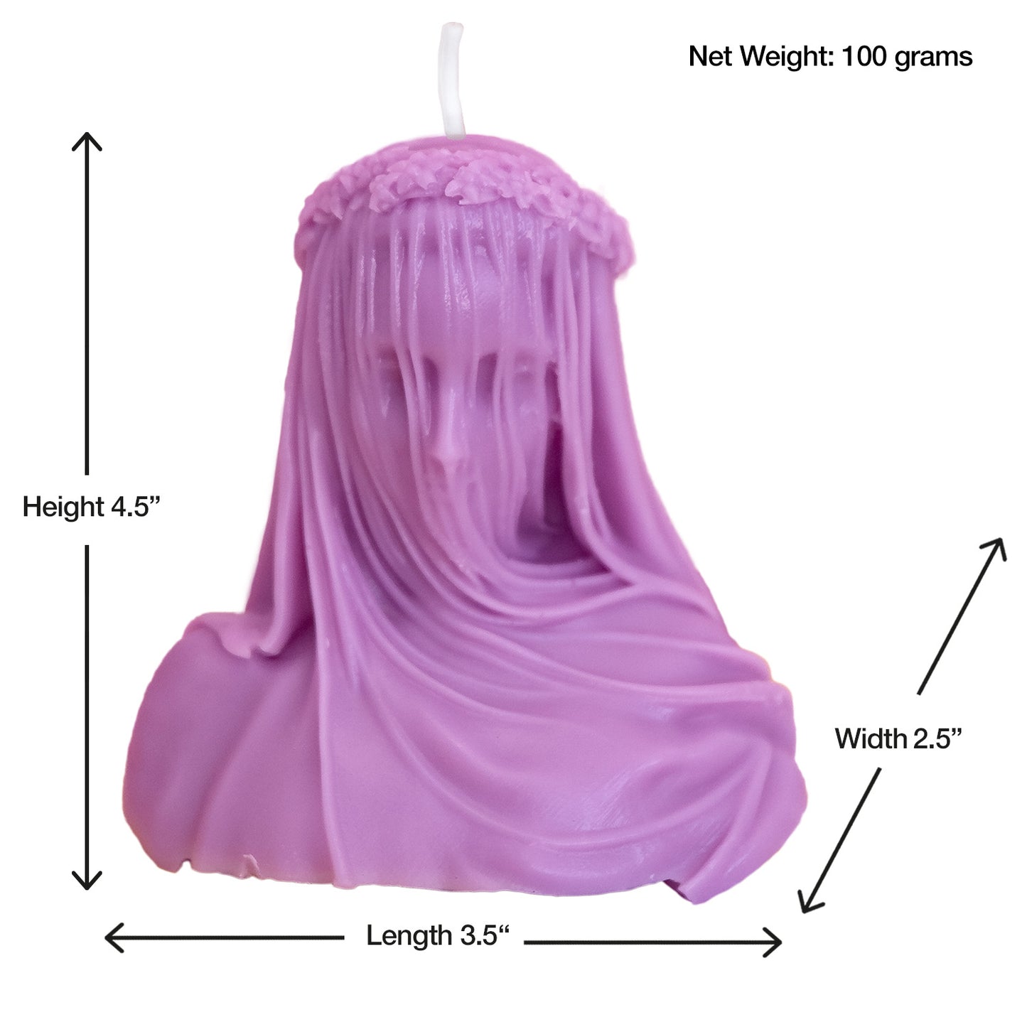 Veiled Woman Candle