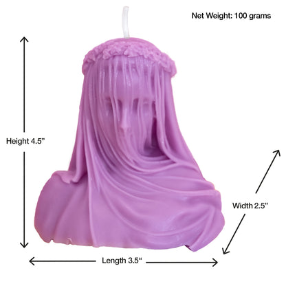 Veiled Woman Candle