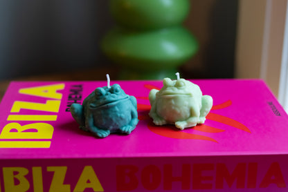 Good Luck Toad Candle