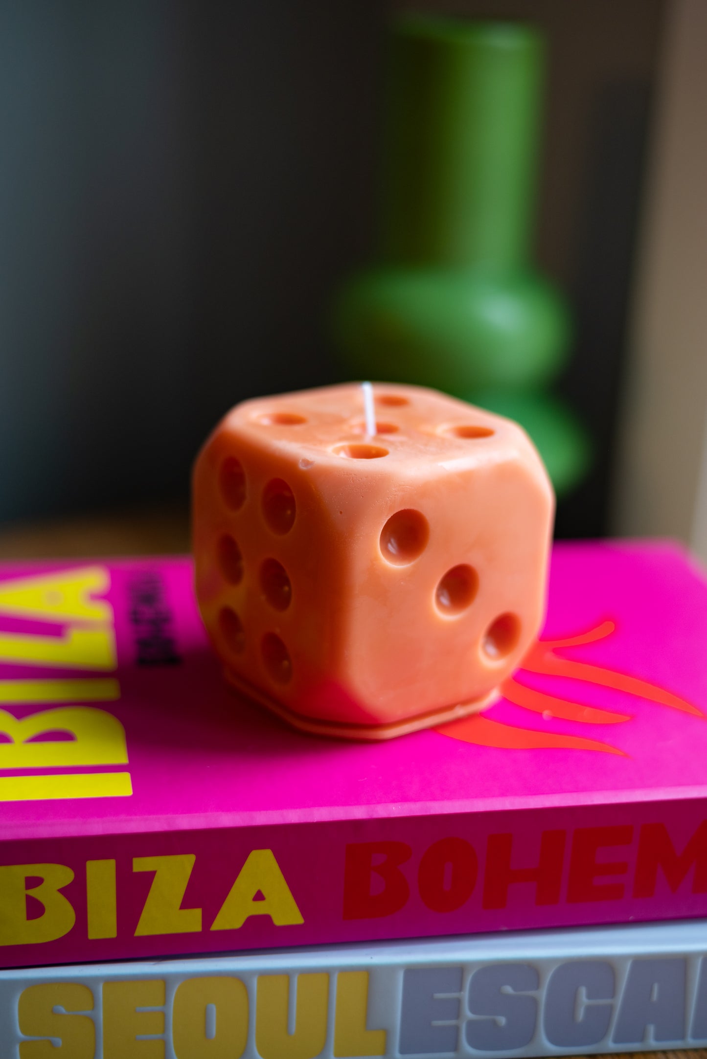 Large Dice Candle