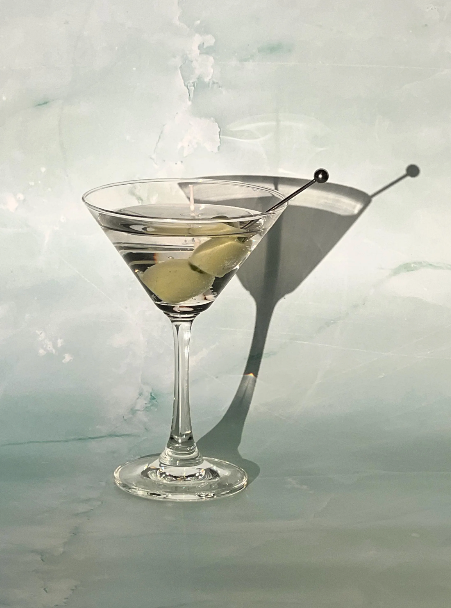 Extra Olives Martini Candle