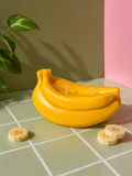 Banana Bunch Candle: Handcrafted Beeswax Funny Food Candle