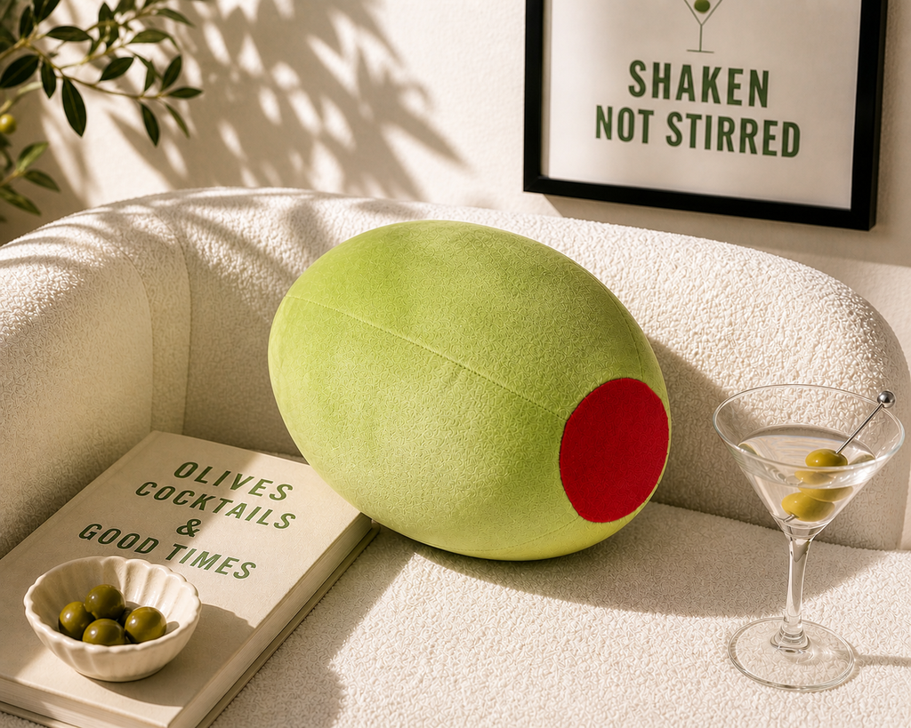 Olive Plush Pillow