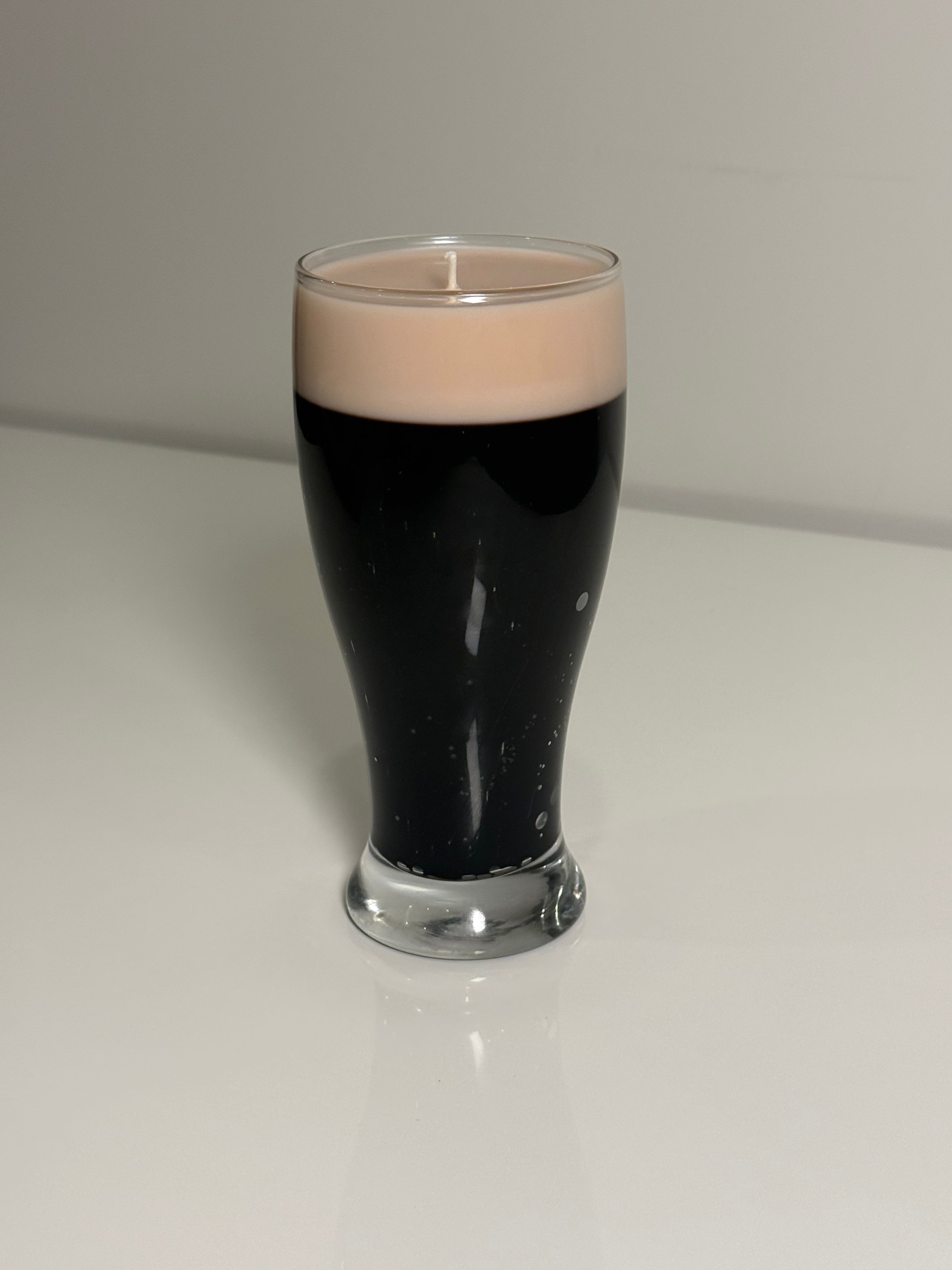 Dark Beer Candle | Beer Candle | Coffee & Dark Chocolate Scent | 12 oz Gel Wax Candle | Funny Gift for Beer Lover