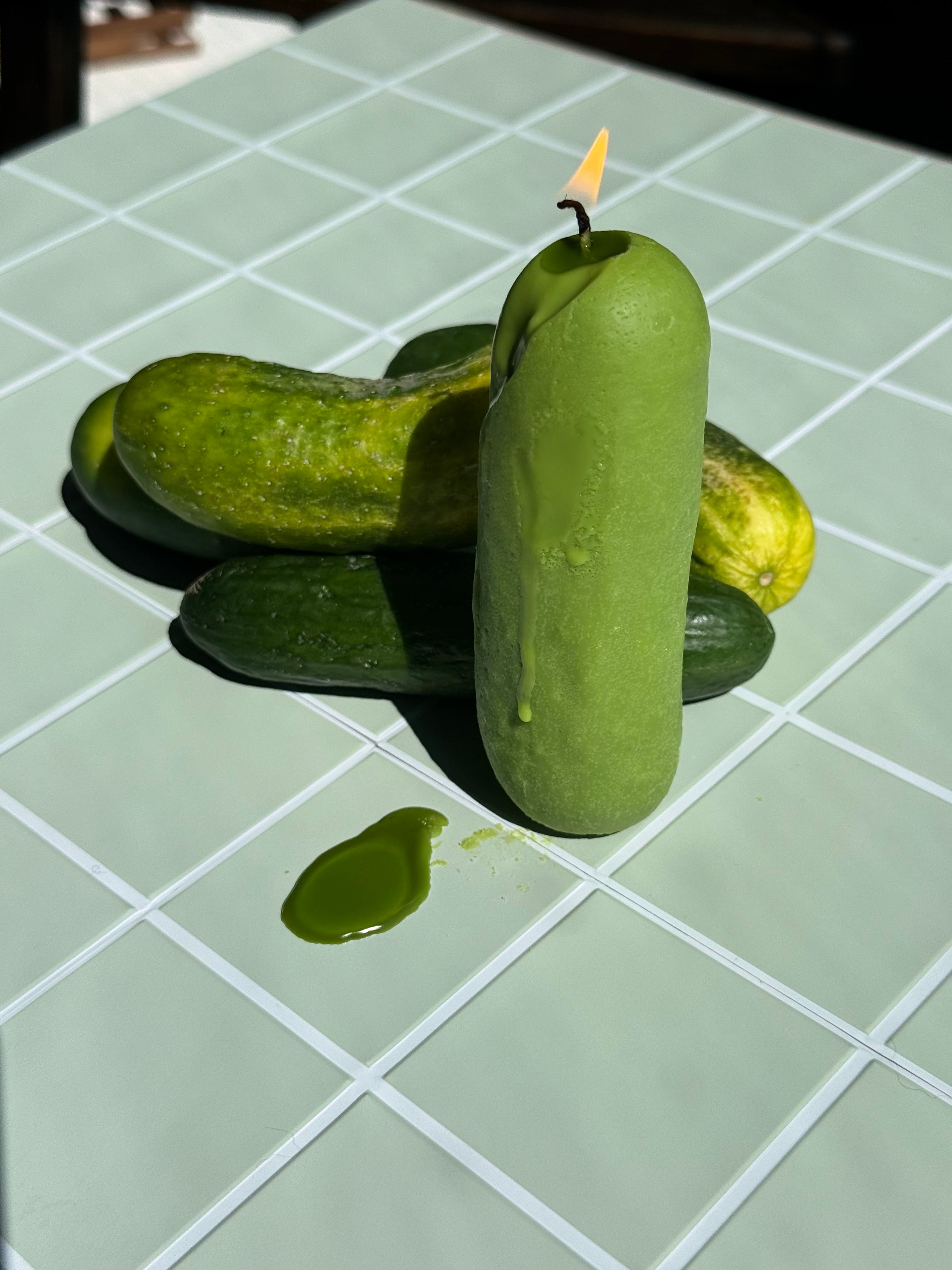 Pickle Candle