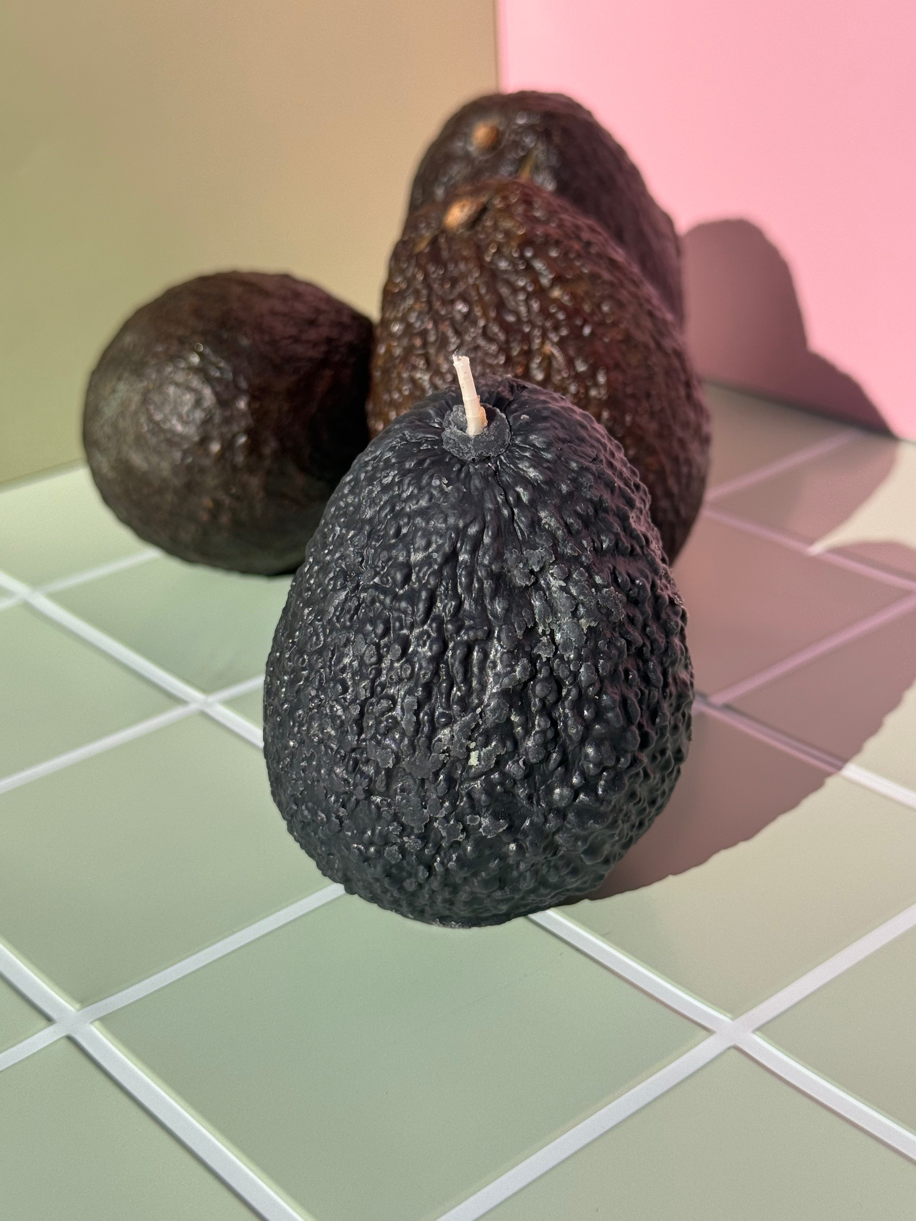 Avocado Candle | Handmade Beeswax Fruit Candle | Natural Home Decor & Gift