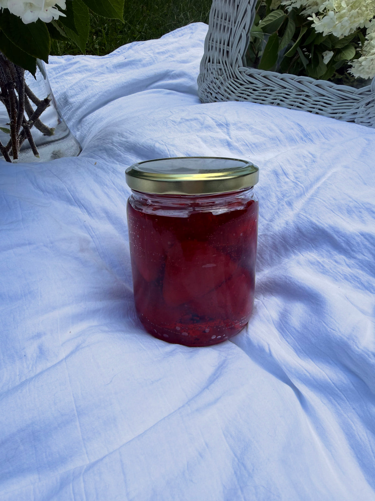Strawberry Jam Candle | Realistic Jam Jar Candle | Strawberry Candle | Food Candle | Unique Gift | Kitchen Decor | Fruit Candle